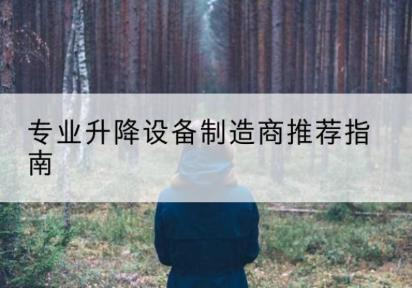 阳新电动剪叉升降平台厂家-专业升降设备制造商推荐指南
